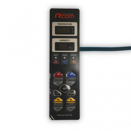Rcom Pet/Bird Brooder ICU Membrane Switch
