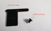 Rcom 50 Air Vent Slider and Air Vent Knob