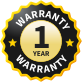 1 year warranty