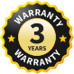 3 year warranty